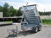 8 ft galvanized dump trailer